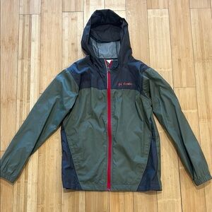 Columbia Olive and Black Hooded Jacket